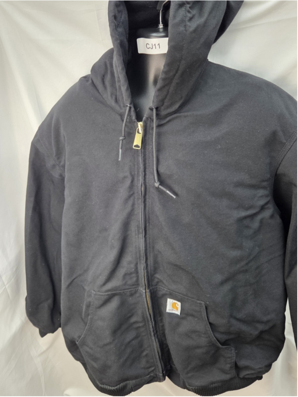 Carhartt J140-M Black Duck Active Jacket 2XL Tall Loose Fit Made USA CJ11